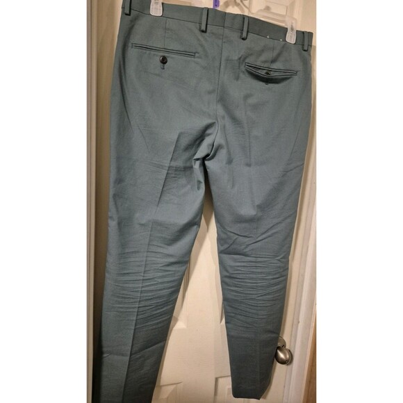 EXPRESS Men's Extra Slim Green Suit Jacket 42L Extra Slim/Pants 33/32 Extra Slim - Picture 13 of 15